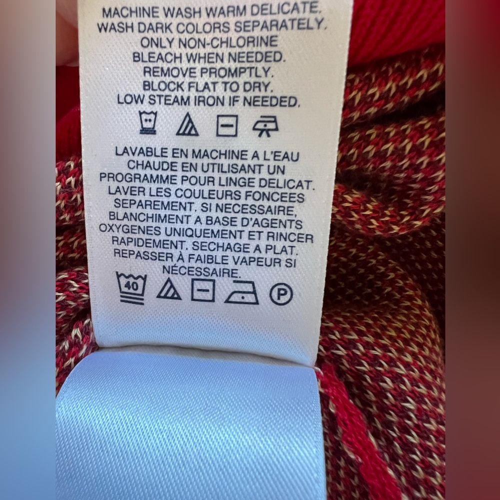 NWOT Lands’ End Plaid Cardigan - Picture 5 of 6